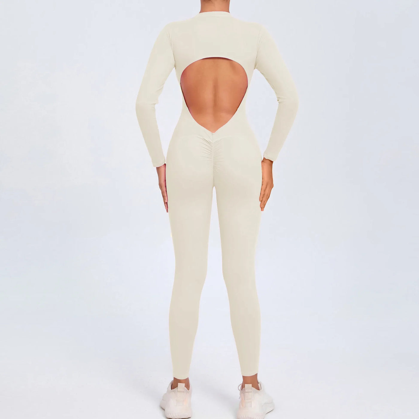 One-Piece Fitness Jumpsuit – Seamless Women’s Training Suit