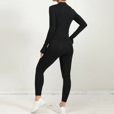 2-Piece Yoga Jacket & Leggings Set