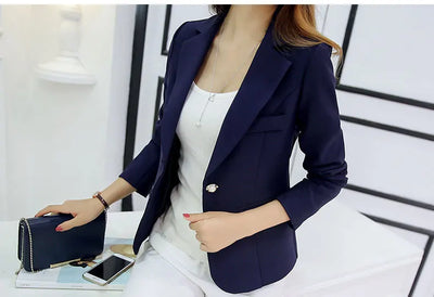 Slim Fit Blazer – Women’s Korean Style