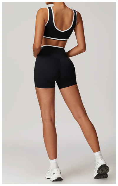 2-Piece Yoga Set – High Waist Leggings & Sports Bra for Women