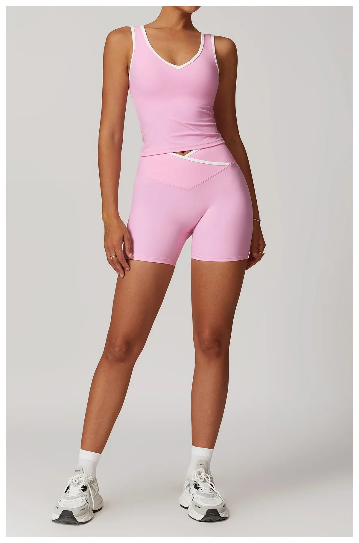 2-Piece Yoga Set – High Waist Leggings & Sports Bra for Women
