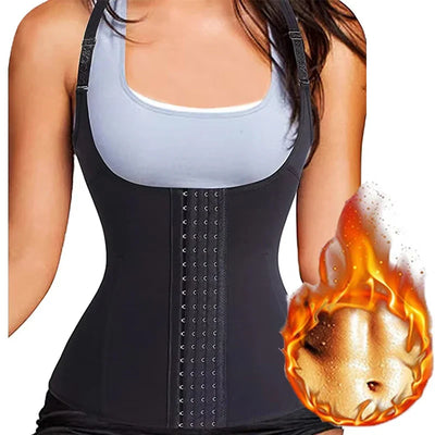 Waist Trainer Vest – Slimming Sauna Shapewear Top