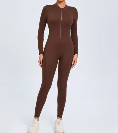 One-Piece Fitness Jumpsuit – Seamless Women’s Training Suit