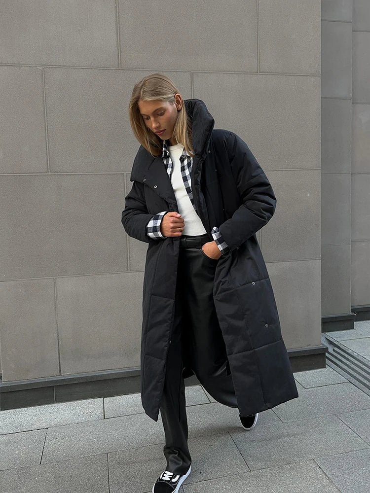 Long Down Outwear Jacket