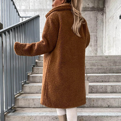 Teddy Trench Coat – Women’s Winter Overcoat