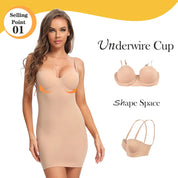 Slimming Full Length Shapewear Tube Dress