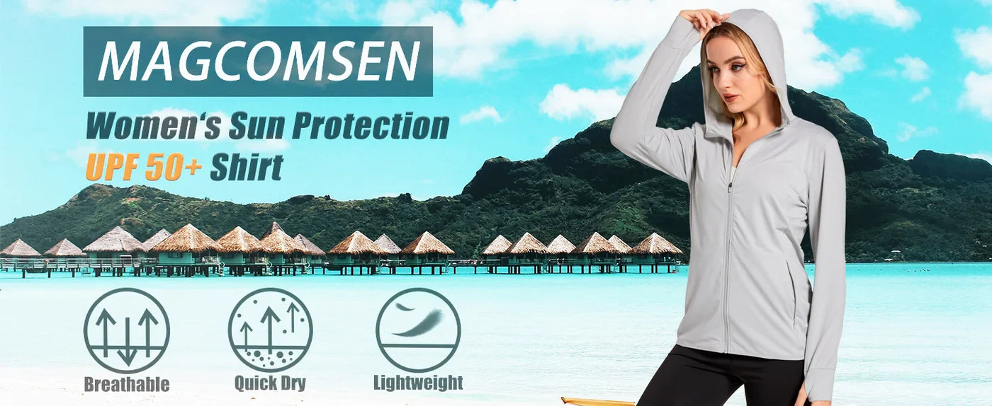 UPF 50+ Jacket – Women’s Sun Protection Hoodie