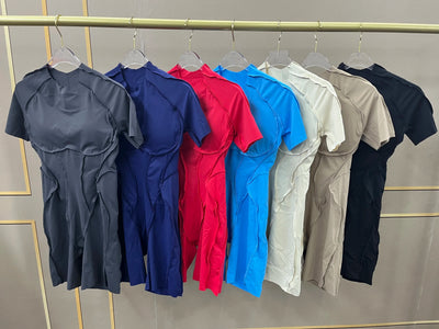 Backless Scrunch Jumpsuit – Women’s Fitness Yoga Romper