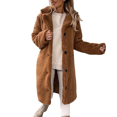 Teddy Trench Coat – Women’s Winter Overcoat