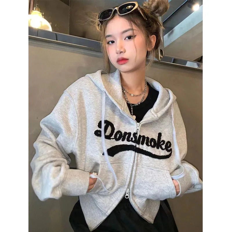 Vintage Patchwork Jacket – Women’s Streetwear