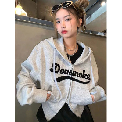 Vintage Patchwork Jacket – Women’s Streetwear