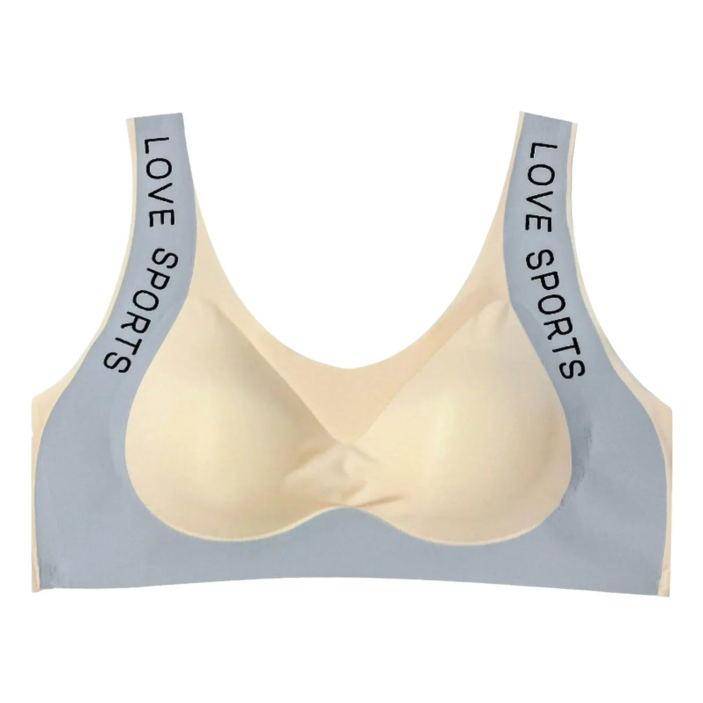 High Impact Sports Bra – Seamless Racerback Compression