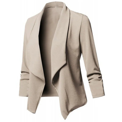Ruched Blazer – Women’s Lightweight Jacket