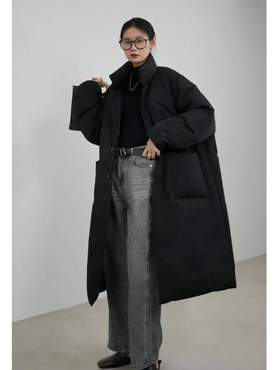 Long Parkas Thick Cotton-padded Jacket