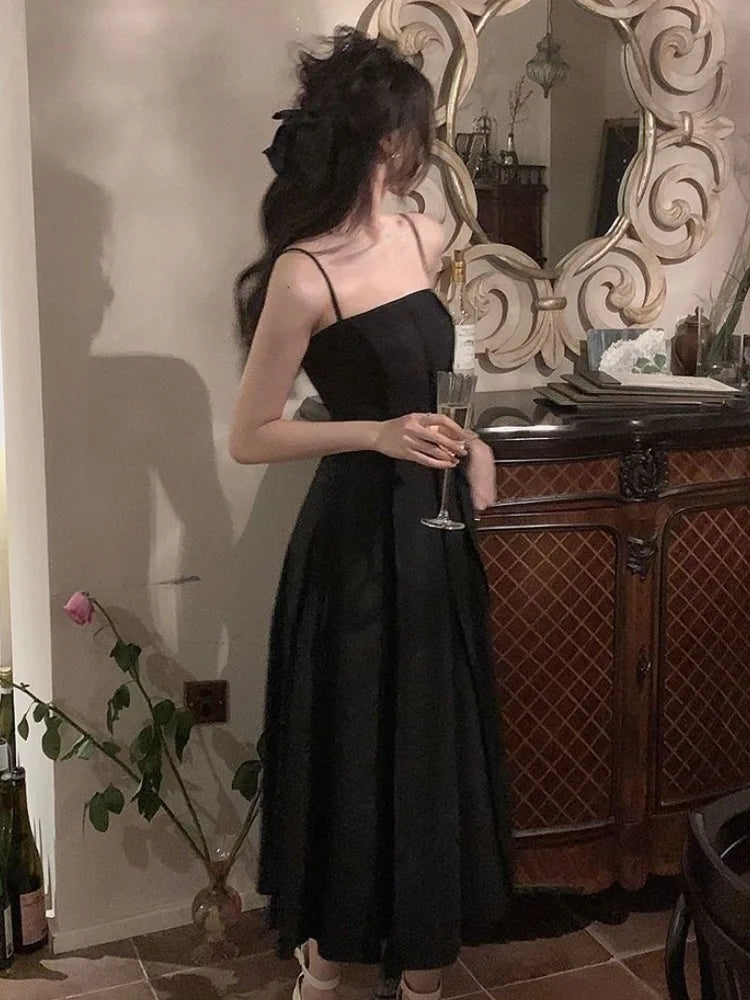 Vintage A-Line Maxi Dress – Summer Sling Style