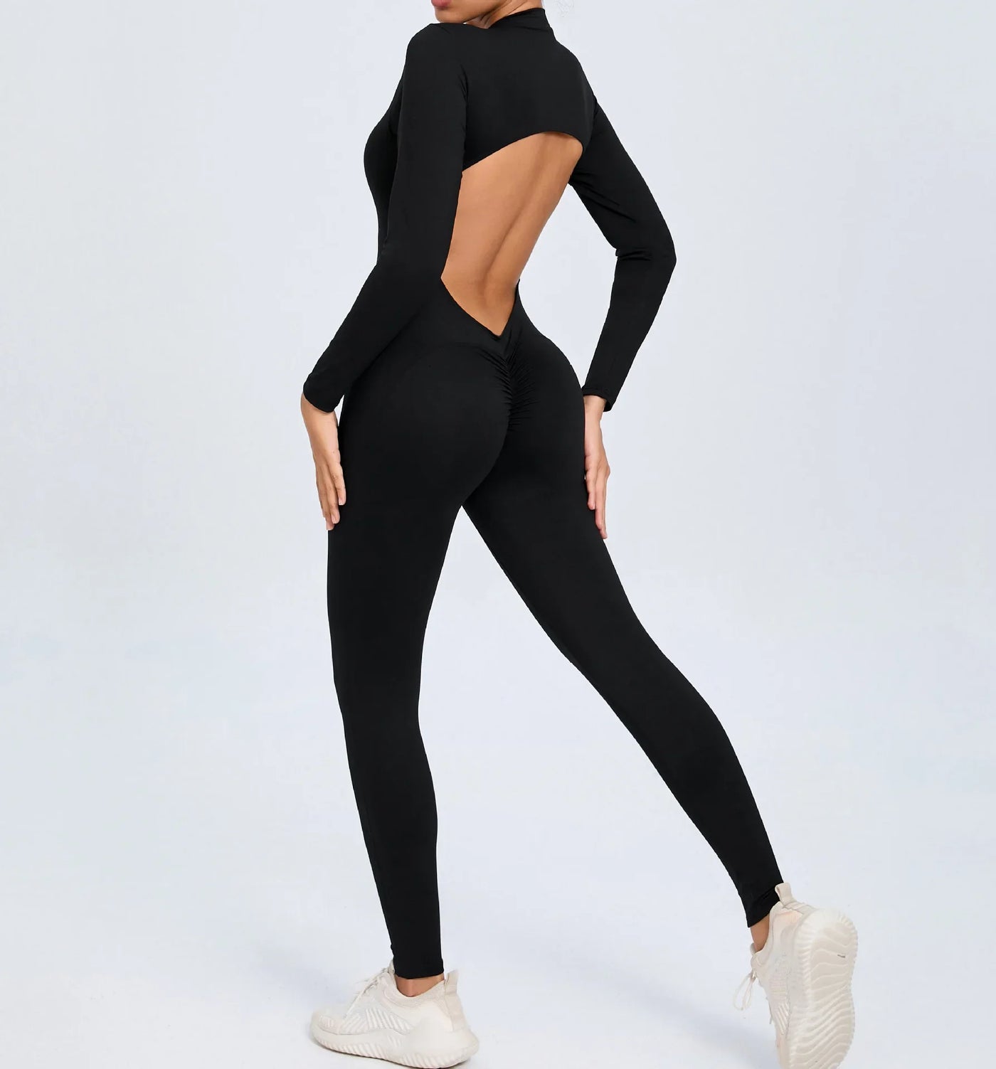 One-Piece Fitness Jumpsuit – Seamless Women’s Training Suit