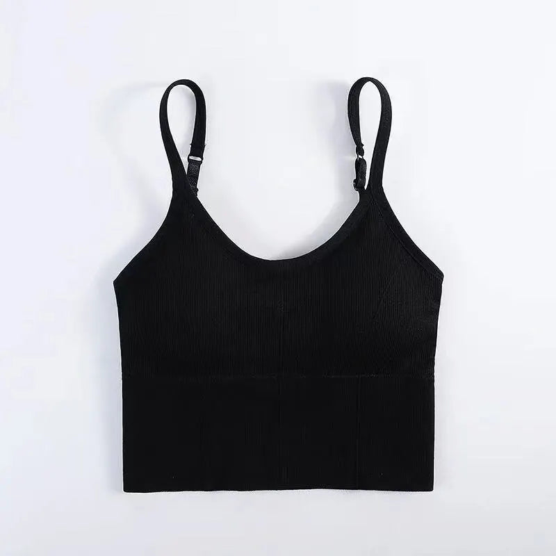 Seamless Shockproof Push-Up Sports Bra