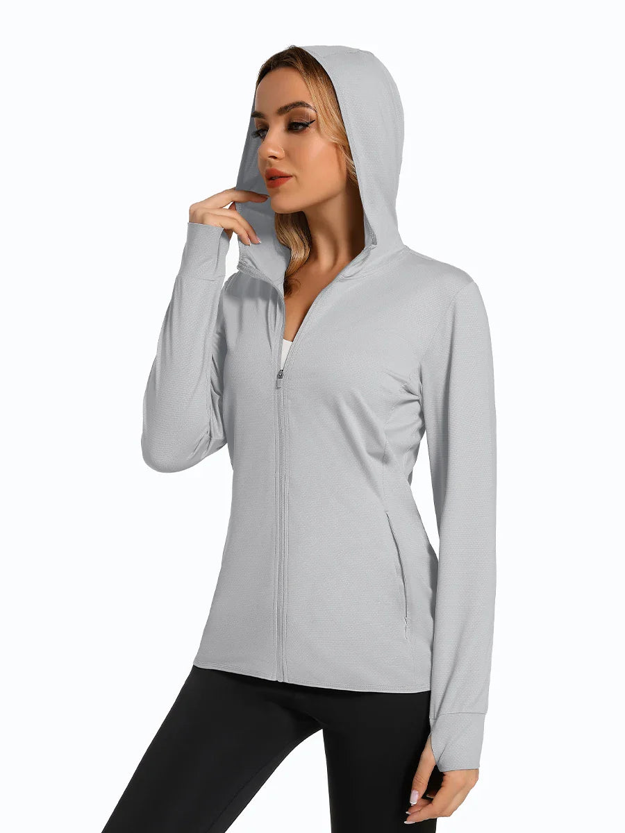 UPF 50+ Jacket – Women’s Sun Protection Hoodie