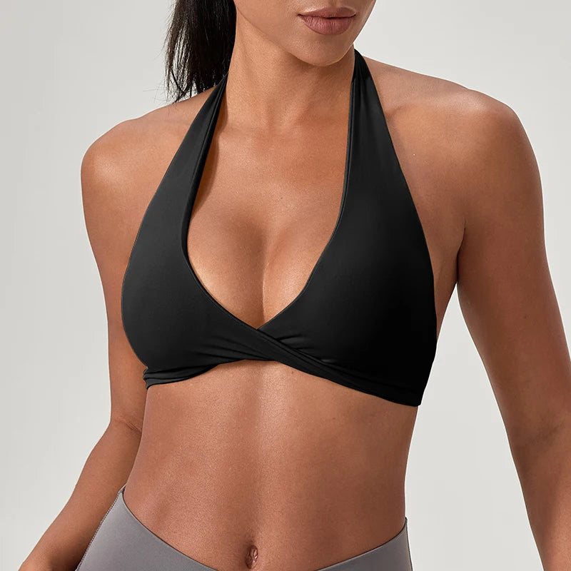 Halter Neck Sports Bra