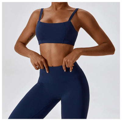 Seamless 2-Piece Workout Set – High Waist Leggings & Top