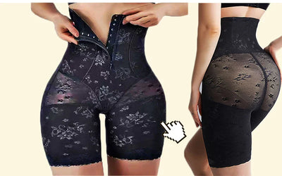 High-Waist Mesh Panties – Tummy Control & Butt Lifter