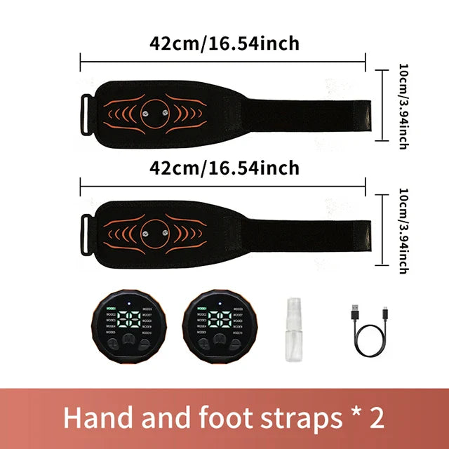 EMS Abs Trainer Belt – Smart Muscle Massager