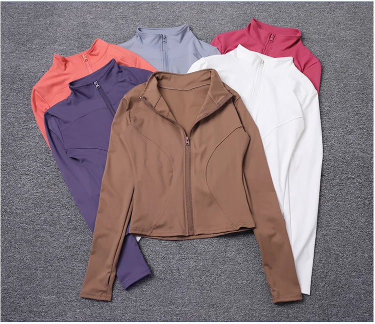 Women’s Sports Jacket – Workout Long Sleeve