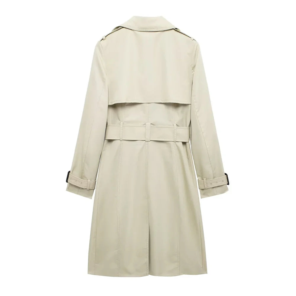 Double Breasted Trench – Women’s Belted Coat