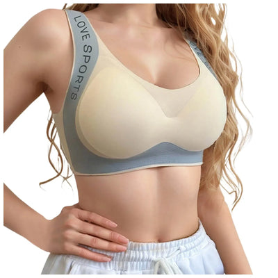 High Impact Sports Bra – Seamless Racerback Compression