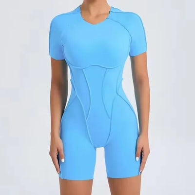 One-Piece Gym Jumpsuit – Sexy Athletic Yoga Suit