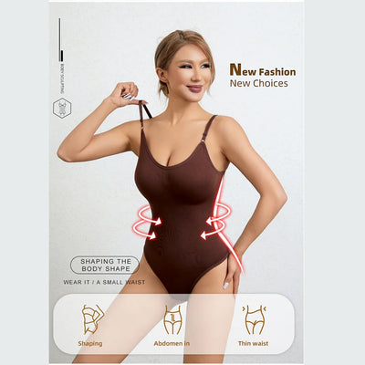 Tummy Control Thong Bodysuit – Slimming Shapewear