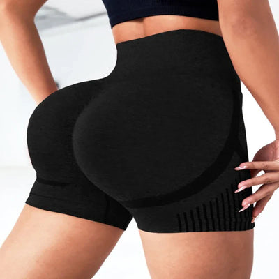 Seamless High Waist Yoga Shorts – Quick-Dry Stretch Activewear for Women