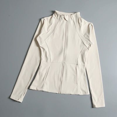 Zip Up Long Sleeve Yoga Jacket