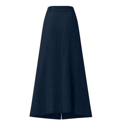 Boho High Waist Button Midi Skirt – Daily & Beach Wear