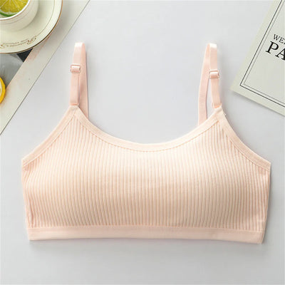 Girls' Training Bra – Adjustable Strap Sports Style