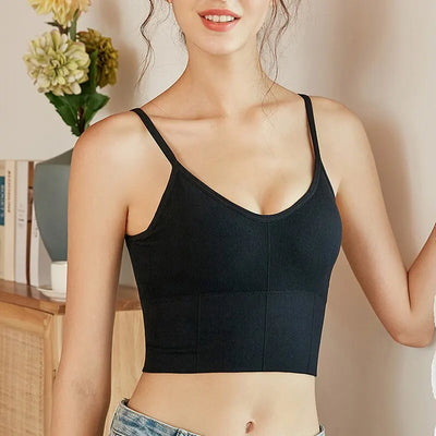 Seamless Shockproof Push-Up Sports Bra