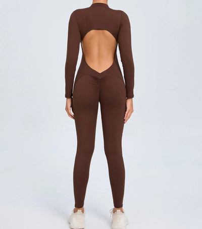 One-Piece Fitness Jumpsuit – Seamless Women’s Training Suit