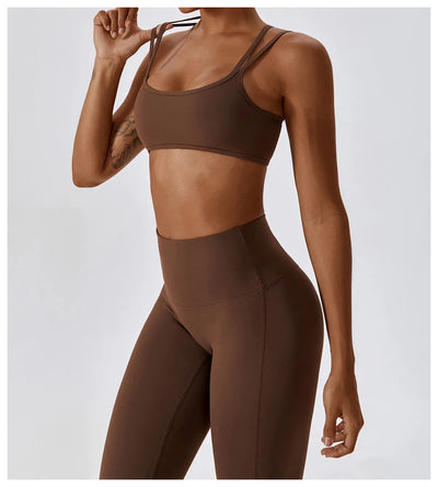 Seamless 2-Piece Workout Set – High Waist Leggings & Top