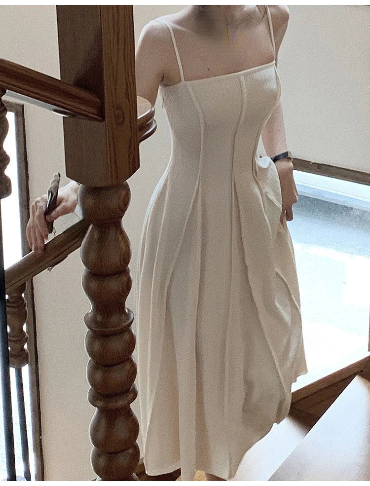 Vintage A-Line Maxi Dress – Summer Sling Style