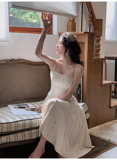 Vintage A-Line Maxi Dress – Summer Sling Style