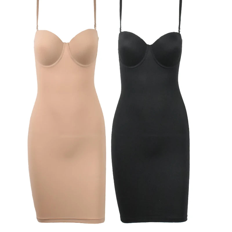 Slimming Full Length Shapewear Tube Dress