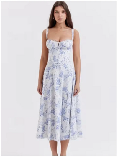 Y2K Strapless Mini Dress – Sexy Printed Sleeveless Party Style