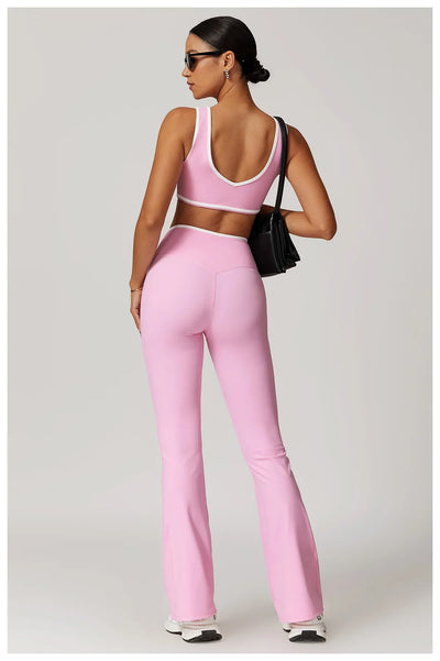 2-Piece Yoga Set – High Waist Leggings & Sports Bra for Women