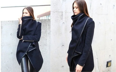 Long Wool Trench – Women’s Cashmere Coat