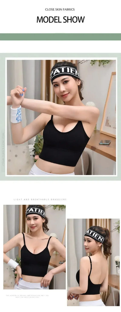 Beauty Back Bralette – Seamless Push-Up Sports Bra