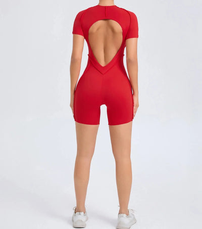 One-Piece Gym Jumpsuit – Sexy Athletic Yoga Suit