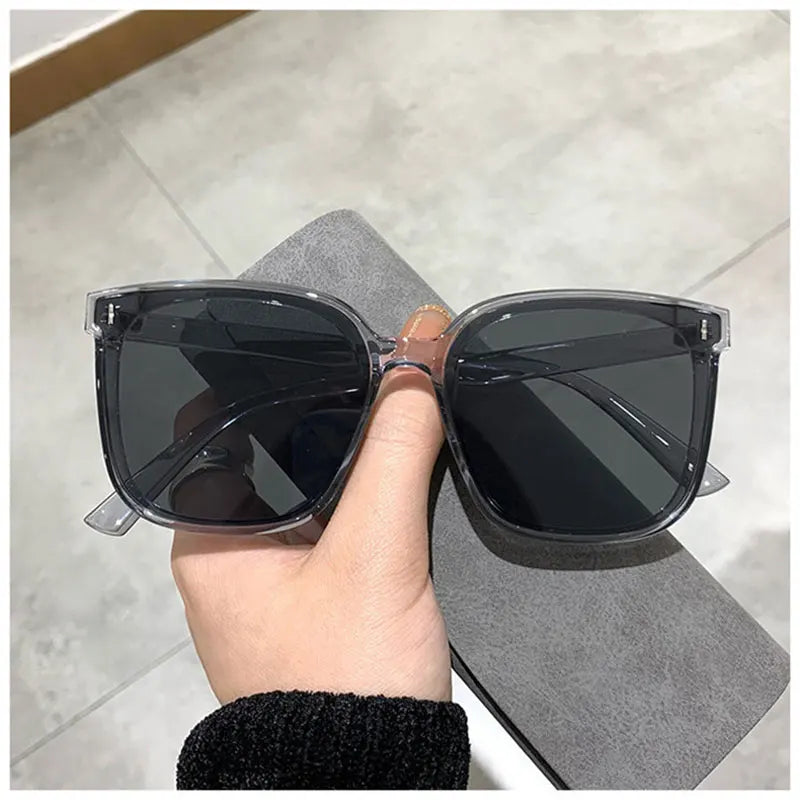 Vintage Square Oversized Retro Sunglasses