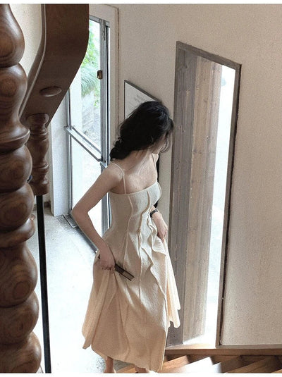 Vintage A-Line Maxi Dress – Summer Sling Style