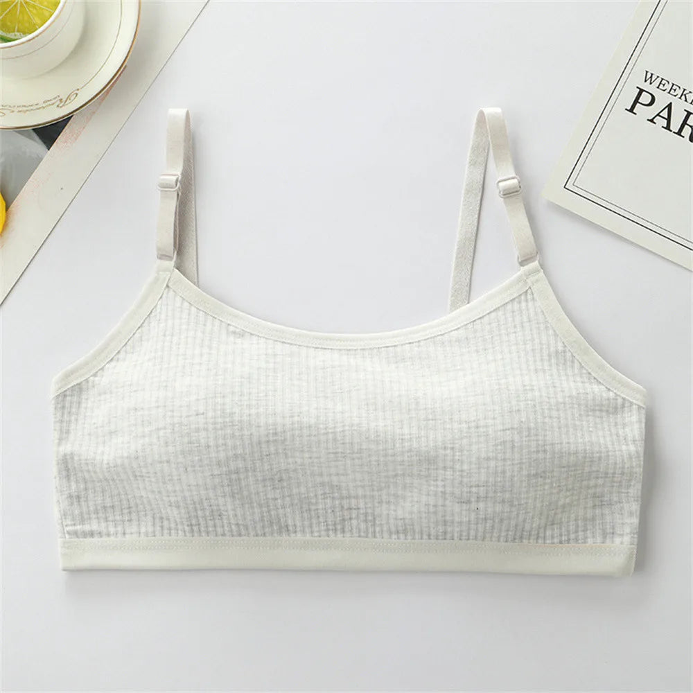 Girls' Training Bra – Adjustable Strap Sports Style