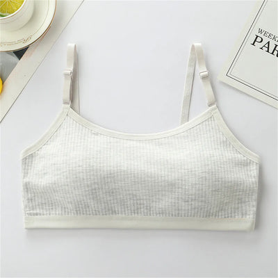 Girls' Training Bra – Adjustable Strap Sports Style